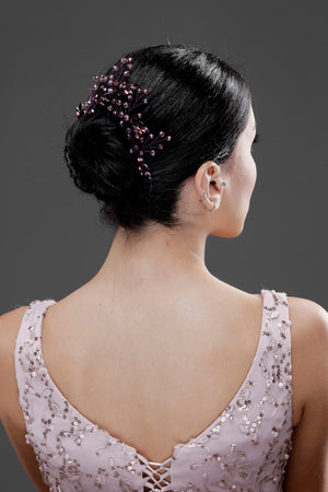 Kristall mit Zweigen Haaraccessoire – elegant & funkelnd Braut Haarspange